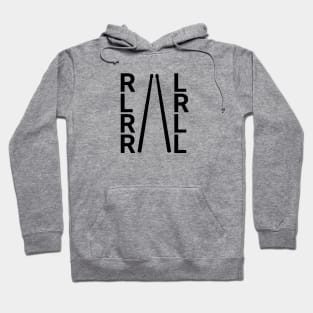 Paradiddle: RLRR LRLL Drum Rudiment Enthusiast Hoodie